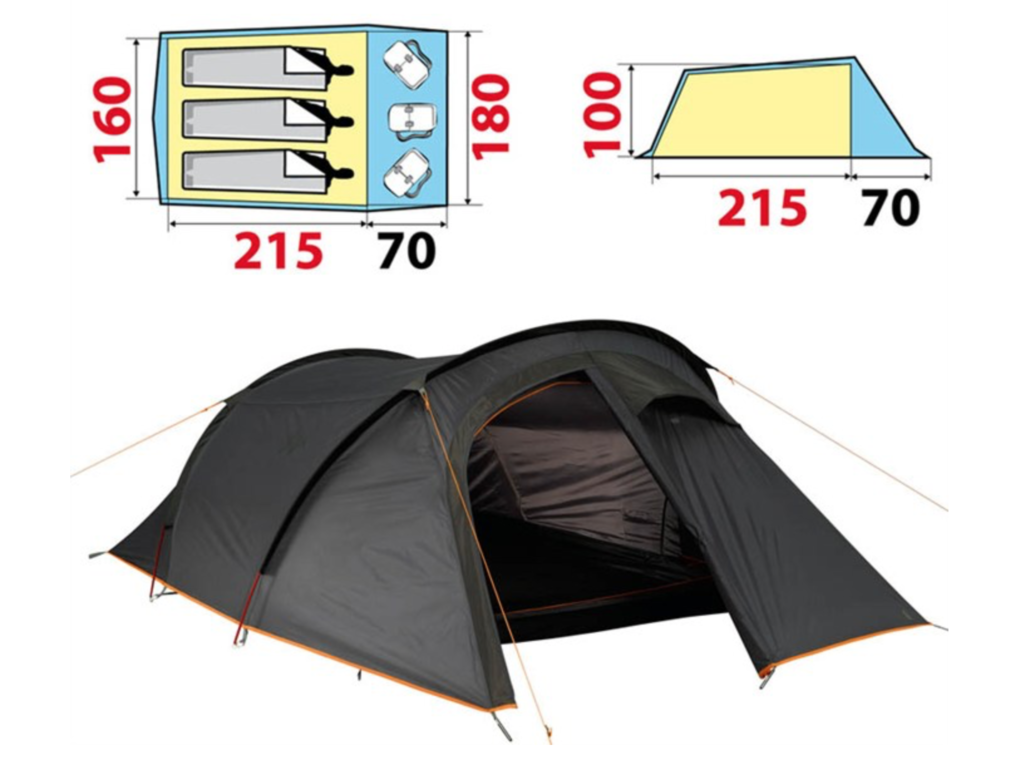 Decathlon Quickhiker ultralight 3 personnes