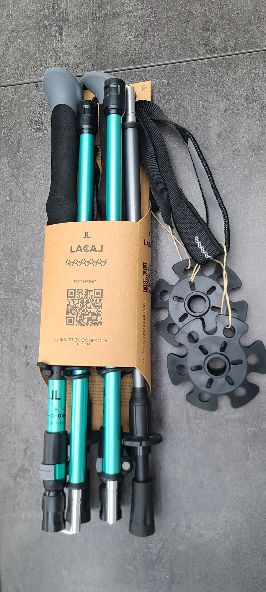 Lacal Bâtons réglables Lacal Quick Stick Compact Alu