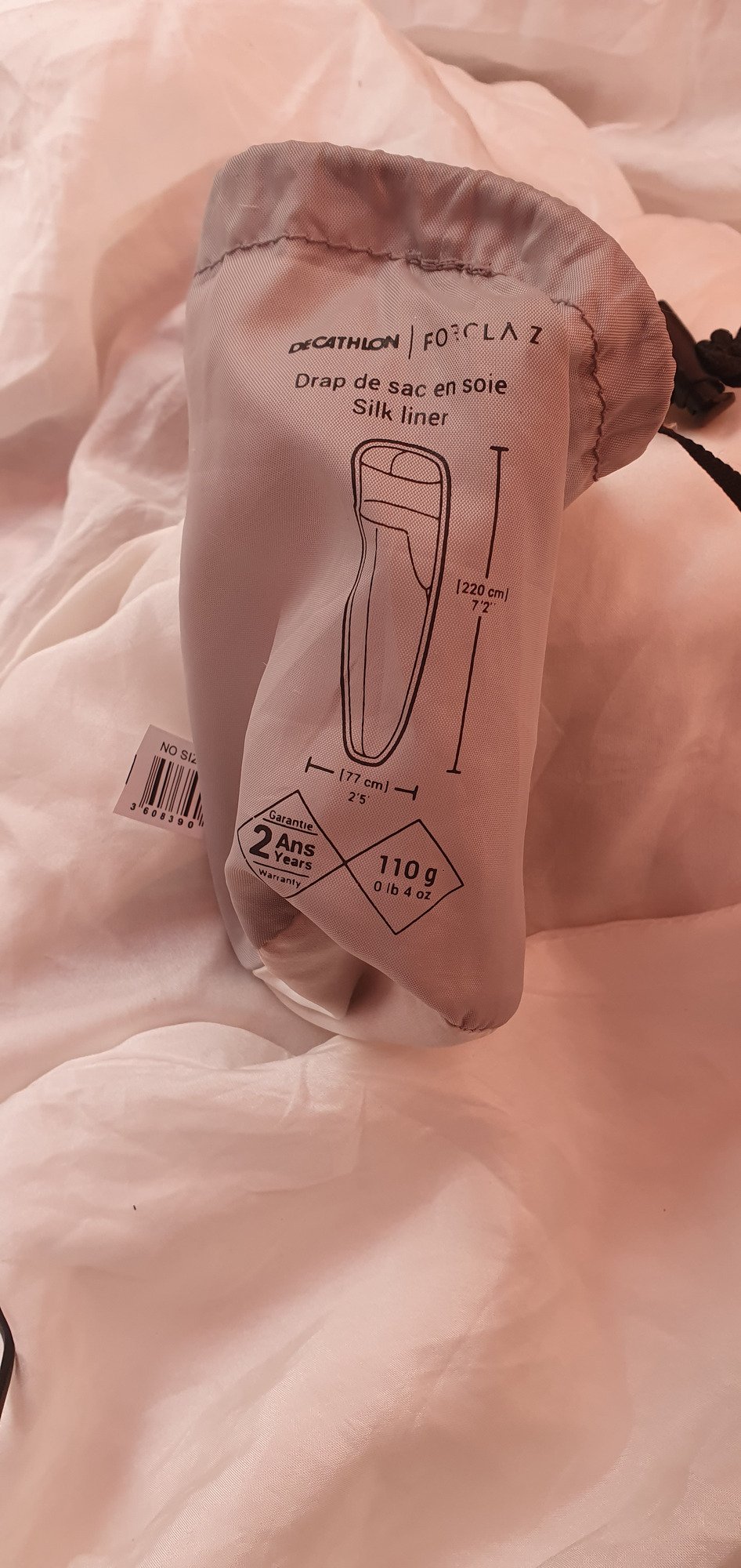 Forclaz Drap de sac en soie MT500
