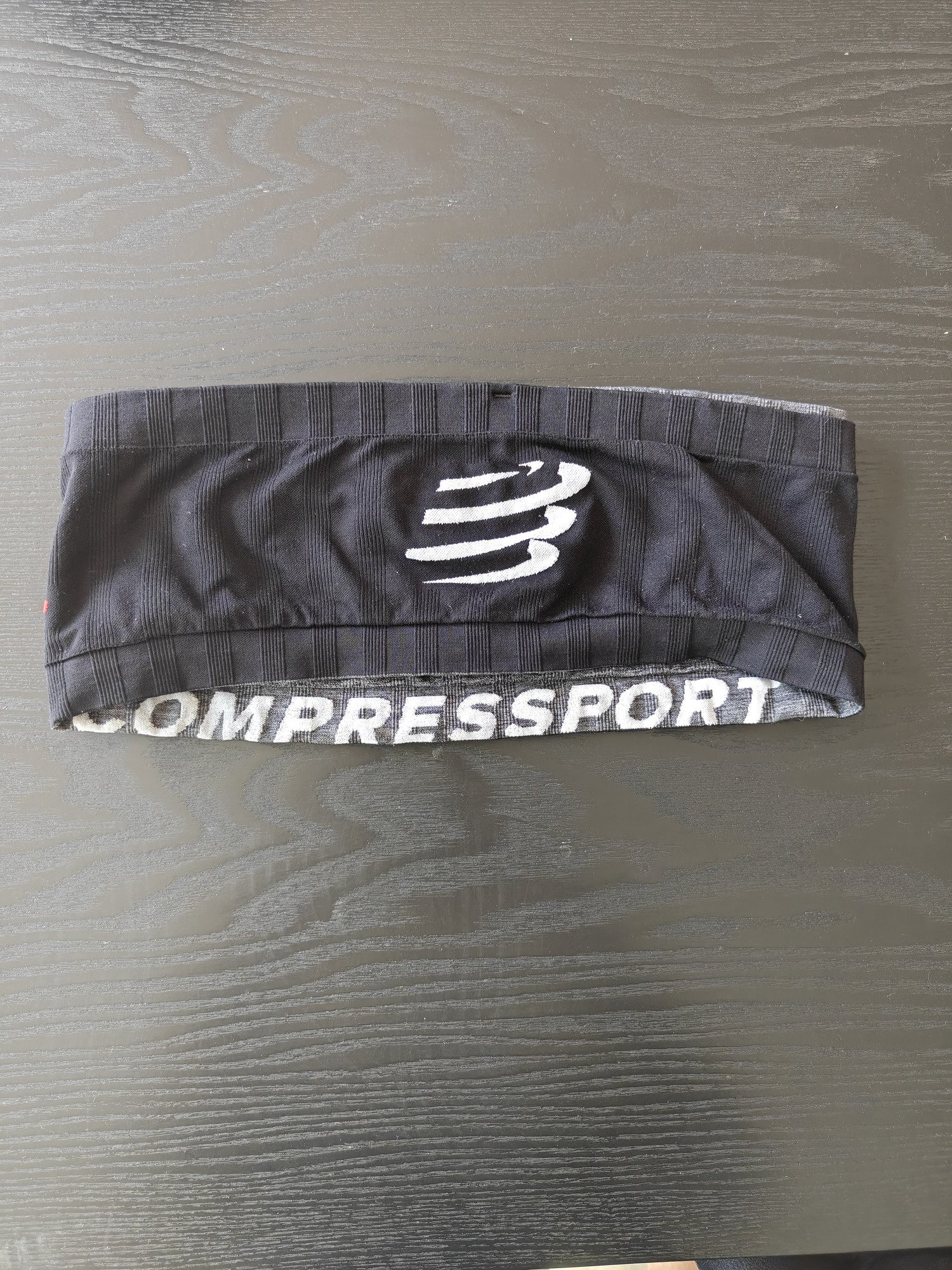 Compressport Free Belt Noir/Gris R&eacute;versible
