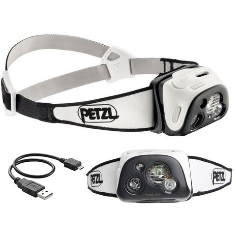 Reactik Plus Petzl : lampe frontale à connexion Bluetooth et USB