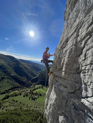 Varappe sous le soleil d'Omblèze