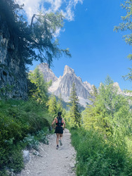 Lac de Sorapis depuis le Paso Tre Croci
