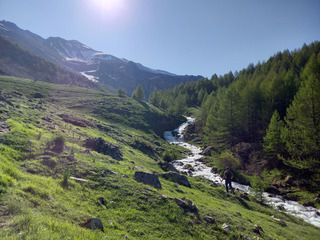 Pointe de l'Eyssina (2837) par le lac du crachet
