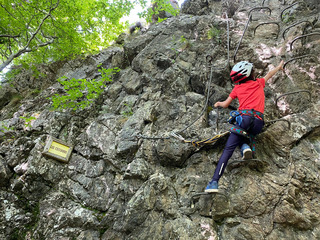 Via ferrata de la cascade à l'Alpe du Grand Serre