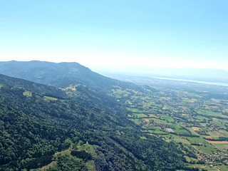 Lac leman en vol