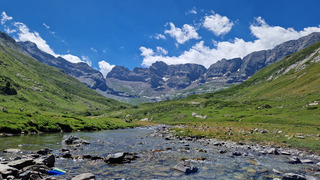 Le mont perdu depuis le cirque d'Estaubé