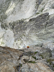 La grimpe avant l'orage