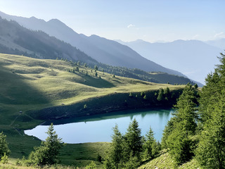 Lac Sainte Marguerite aux Orres 