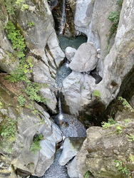 Gorges et canyon final du Triège en vallée du Trient ?? 