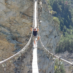 Aussois, au dessus et au cœur des gorges de l’Arc