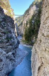 Aussois, au dessus et au cœur des gorges de l’Arc