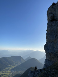 Chamechaude par la brèche Arnaud et le pas du Lapin