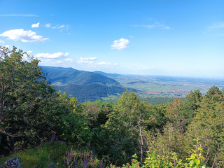 VTT sous le soleil après travail