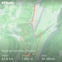 Sangle de Fouda Blanc sous le Truc (1867m)