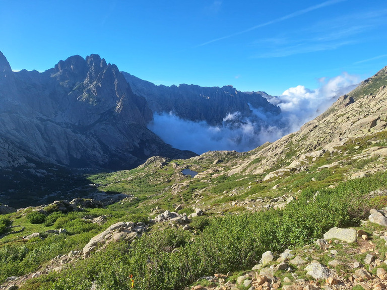 Trail dans les hauteurs corses