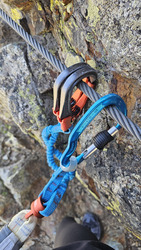 Petite session via ferrata à Chamrousse