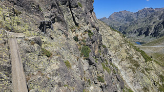 Petite session via ferrata à Chamrousse
