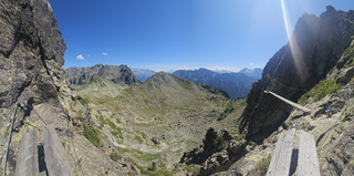 Petite session via ferrata à Chamrousse