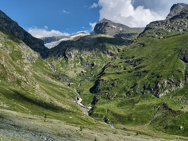 Glacier et col d'Arnès (3012m)