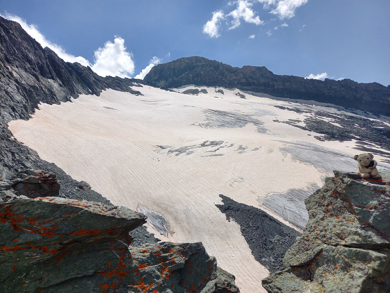 Glacier et col d'Arnès (3012m)