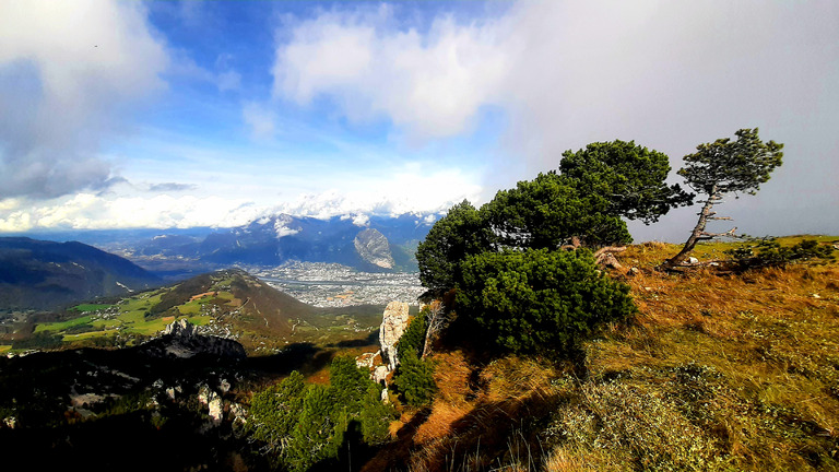 Le Moucherotte : vue plongeante du Vercors