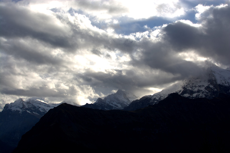 La der au Lobhorn avant l'hiver