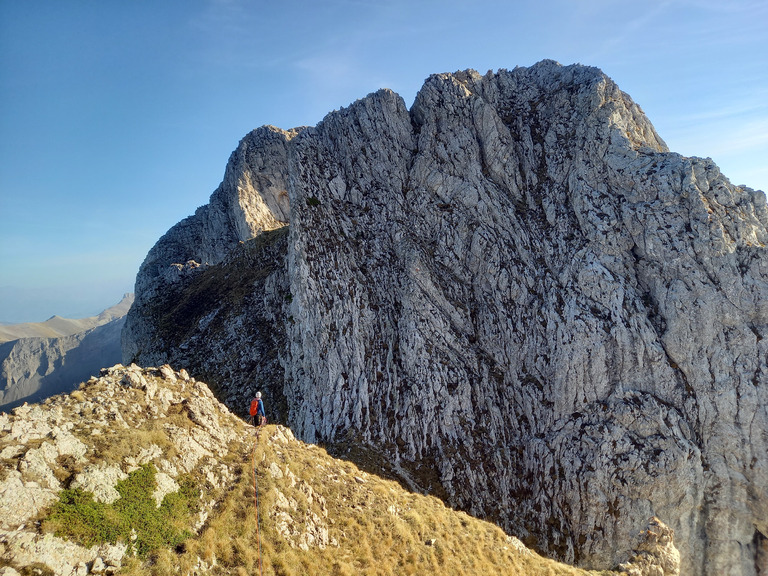 Pic Ponsin, traversee des aretes de Truziaud