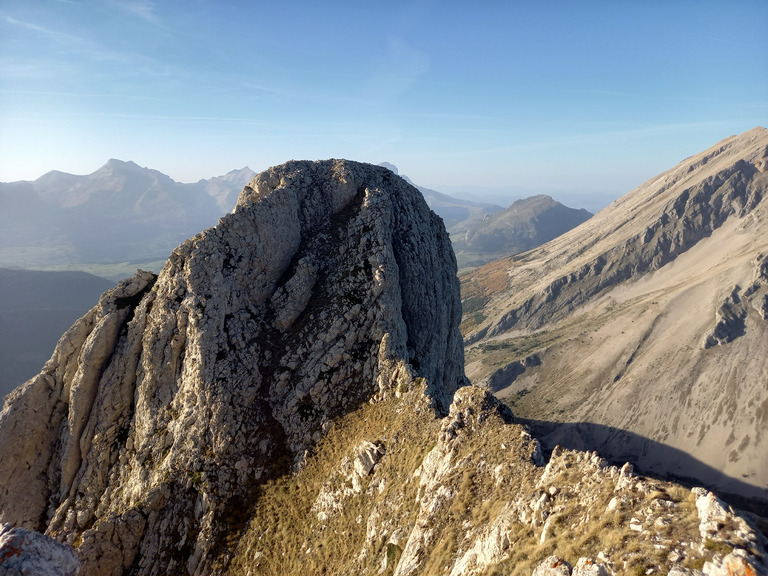 Pic Ponsin, traversee des aretes de Truziaud