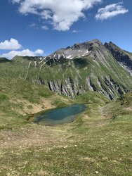 Première de l'été - Pointe de la Combe Neuve par les 5 lacs