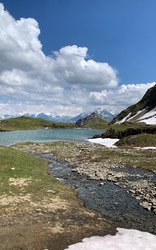 Première de l'été - Pointe de la Combe Neuve par les 5 lacs