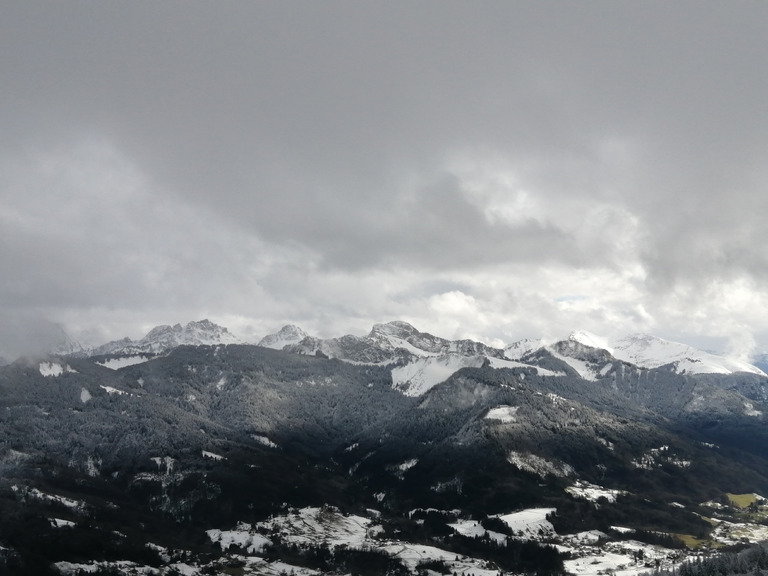 Tour et Pointe de Miribel depuis Plaine Joux