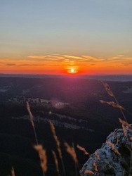 Coucher de soleil et panorama exeptionnel
