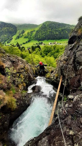 Bien au frais à La Morte pour via ferrata et escalade 