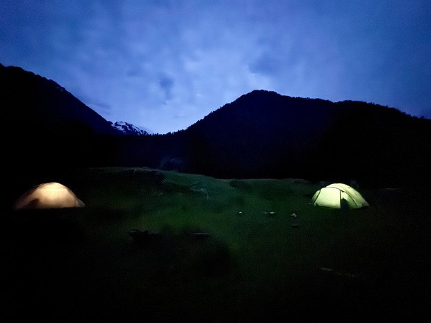 Bivouac orageux
