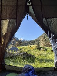 Bivouac orageux