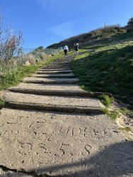 Sortie sur le bord d etretat
