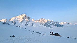 Première sortie alpi de la saison, direction Tête Blanche!
