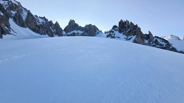 Première sortie alpi de la saison, direction Tête Blanche!