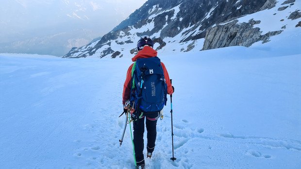 Première sortie alpi de la saison, direction Tête Blanche!