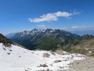 70 au patin sur le névé du Col de la Vache