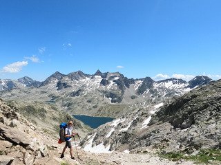 70 au patin sur le névé du Col de la Vache