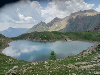 Pic de pied Brun et lac Brun