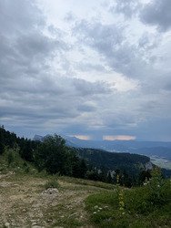 La météo a dit non, moi j’ai ralé, la montagne a gagné 🏆 