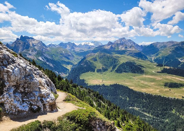 La Dent du Villard depuis le Lac de la Rosière