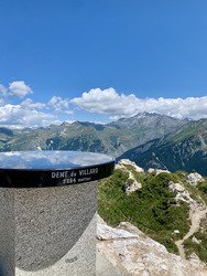 La Dent du Villard depuis le Lac de la Rosière
