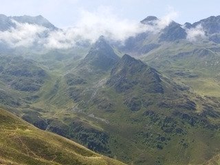 Ambiance splendide sur les crêtes 