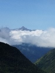 Ambiance splendide sur les crêtes 