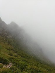 Ambiance splendide sur les crêtes 