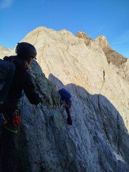 Traversée par l' Arête petit Vignemale - grand Vignemale